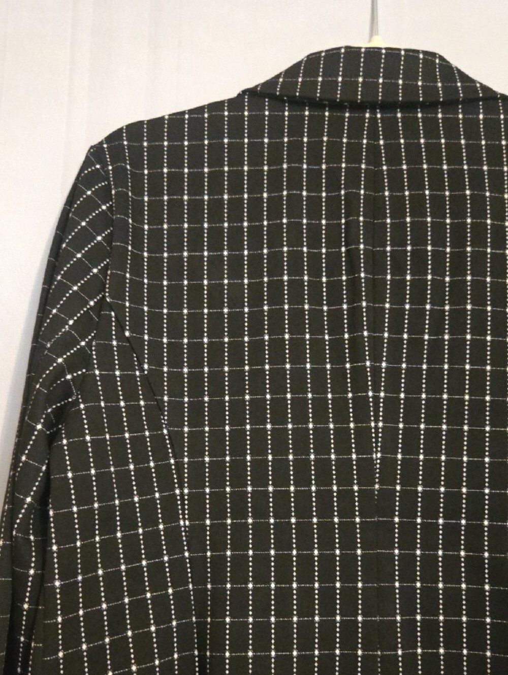 Liverpool Black Windowpane Single-Button Fitted Blazer PL NWT - Picture 7 of 12